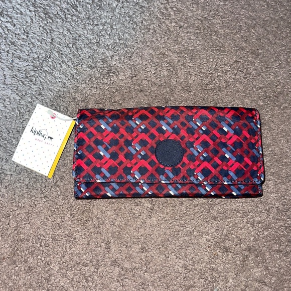 NWT Kipling Teddi Groovylines Wallet - Picture 1 of 5